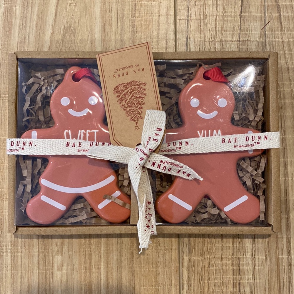 Rae Dunn Gingerbread Christmas Ornaments 🎄
